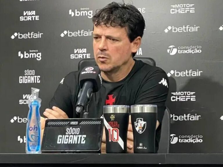 Fernando Diniz abre o jogo após empate do Vasco contra o Ceará