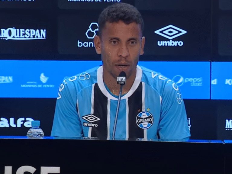 A declaração de Marcos Rocha, do Grêmio, direcionada ao Cuca A declaração de Marcos Rocha, do Grêmio, direcionada ao Cuca