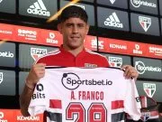 Alan Franco em apresentação pelo São Paulo