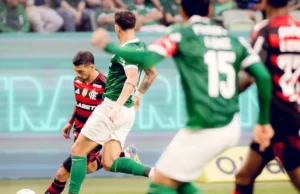 Arrascaeta durante a vitória do Flamengo sobre o Palmeiras, no Allianz Parque - Foto: Adriano Fontes/Flamengo