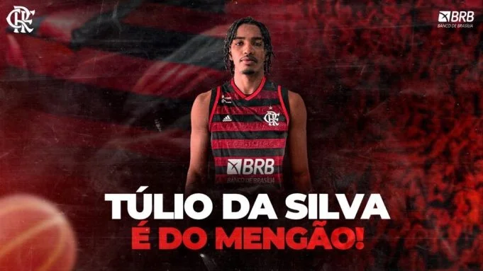 Flamengo anuncia contratação do ala Túlio da Silva