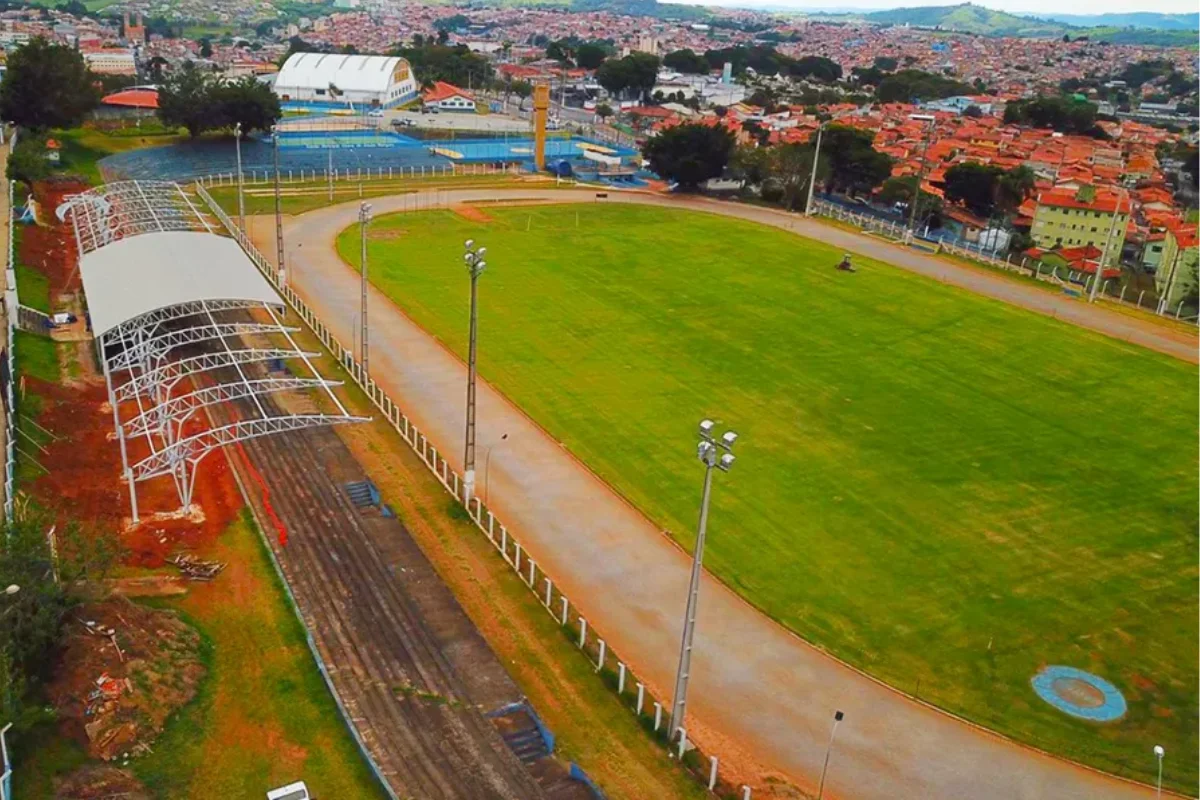 Estádio provisório do Bragantino, o Municipal Cícero de Souza Marques - Foto: Divulgação/Prefeitura de Bragança Paulista