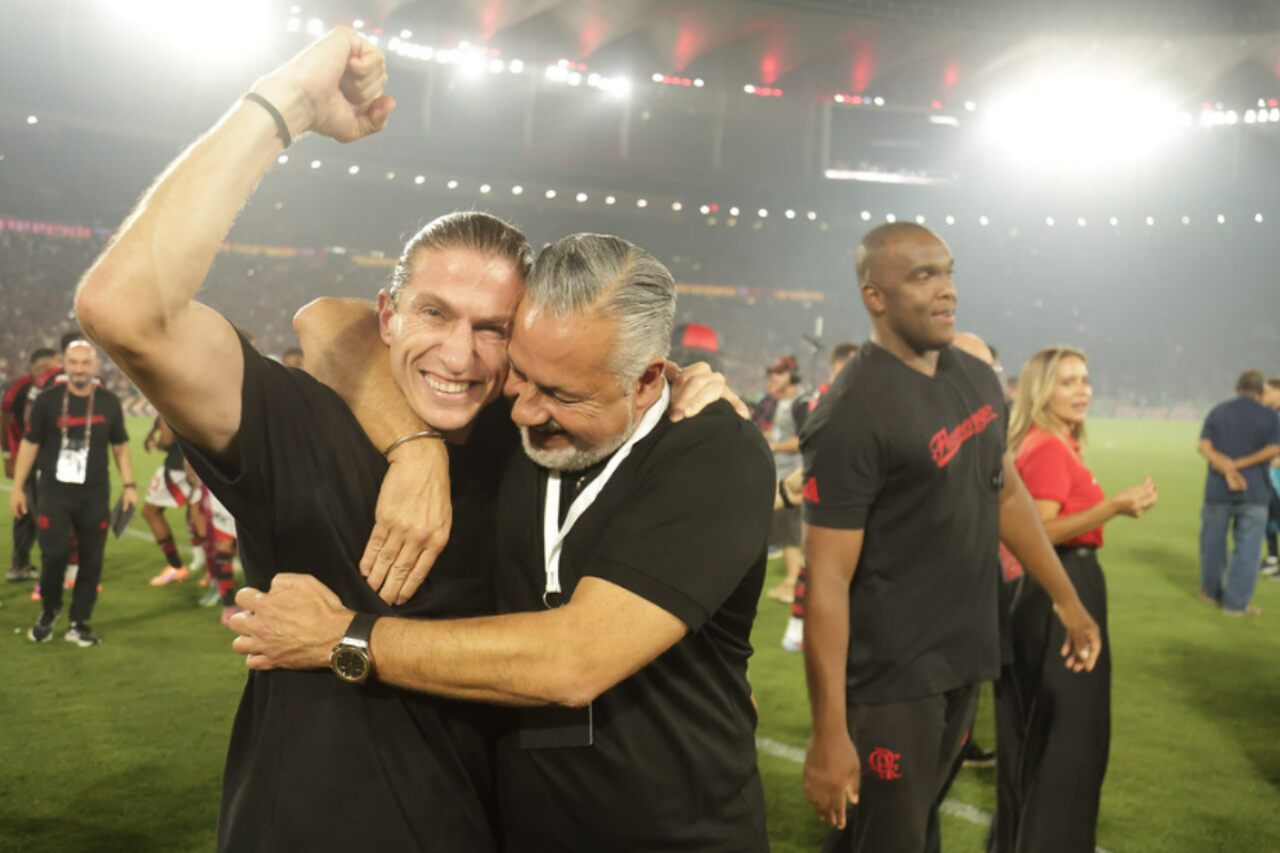 Filipe Luís e José Boto