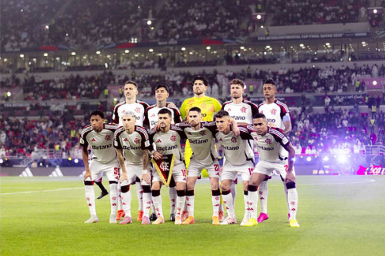 Flamengo no em Doha, no Catar, pelo Intercontinental de Clubes