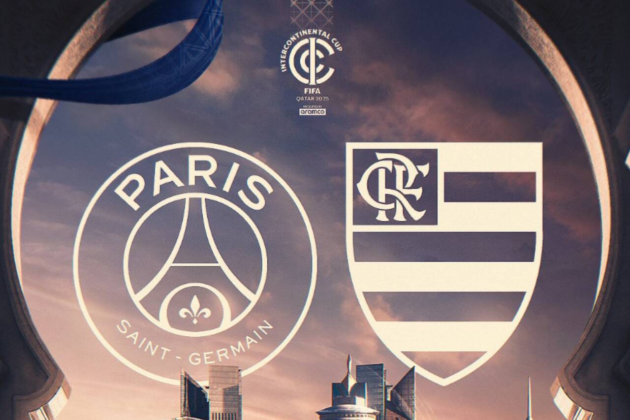 Perfil do PSG divulga final contra o Flamengo, pelo Mundial Intercontinental Flamengo enfrenta o PSG na final