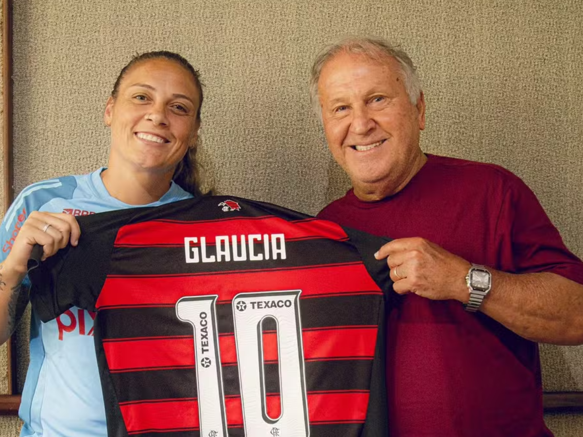 Glaucia camisa 10 do Flamengo