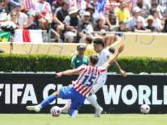 Igor Jeus contra o Atlético de Madrid (Foto: Vitor Silva/ Botafogo)