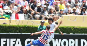 Igor Jeus contra o Atlético de Madrid (Foto: Vitor Silva/ Botafogo)