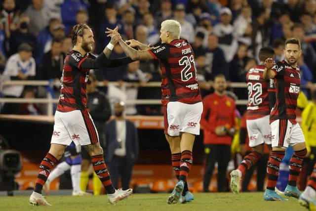 Léo Pereira, Pedro e Everton Ribeiro