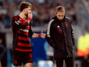 Atitude de Léo Pereira surpreende repórter da Rede Globo em Flamengo x Racing