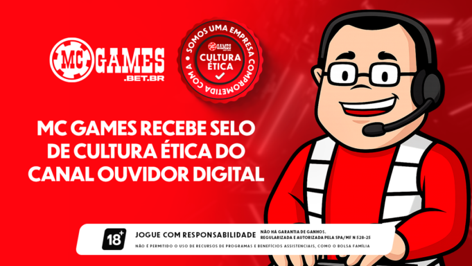 MC Games tem reconhecimento no canal de ouvidoria e recebe selo de Cultura Ética