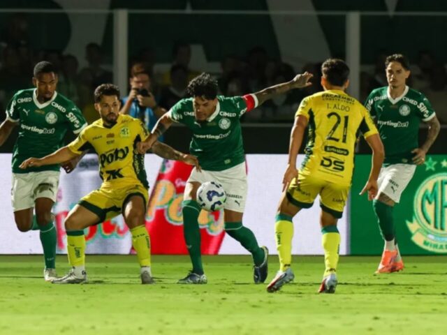 Mirassol vence o Palmeiras, pelo Brasileirão