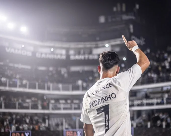 A declaração de Pedrinho após gol marcado pelo Santos