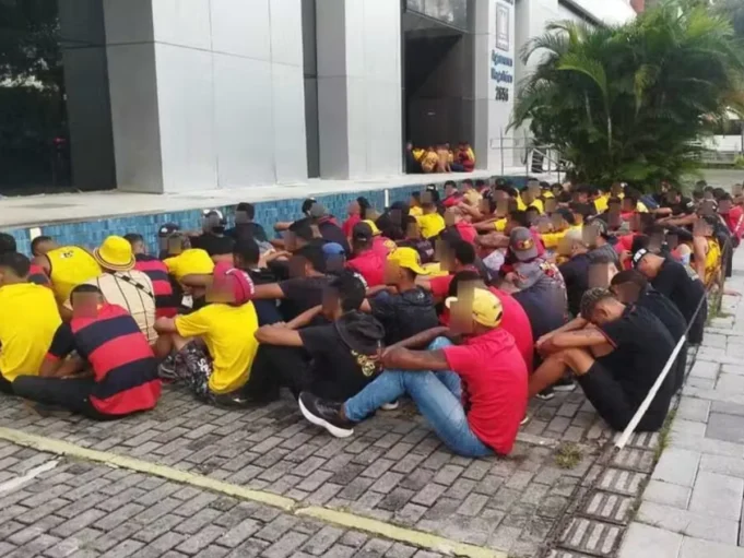 Sport x Internacional: polícia prende 166 torcedores