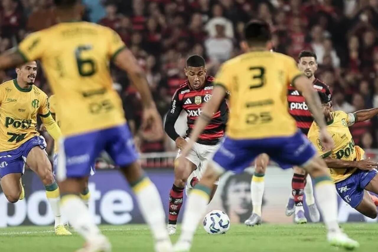 Flamengo x Mirassol, Samuel Lino