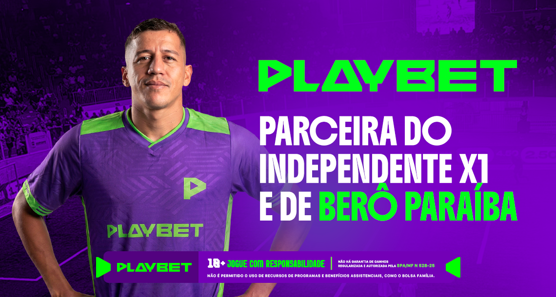 PlayBet sela parceria com Independente X1 e Berô Paraíba