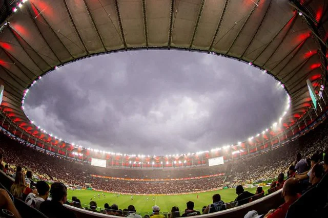 Torcida do Flamengo comparece ao clássico contra o Vasco pelas semifinais do Campeonato Carioca