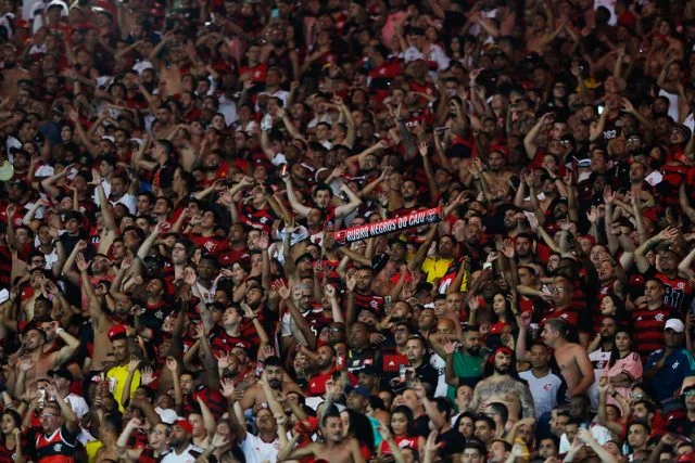Torcida do Flamengo marca presença no jogo contra o Tolima pela Libertadores