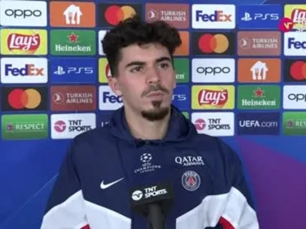 Vídeo: a declaração de Vitinha, do PSG, direcionada ao Flamengo Vitinha, do PSG, na zona mista