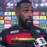 A declaração de Gerson após a vitória do Flamengo contra a LDU