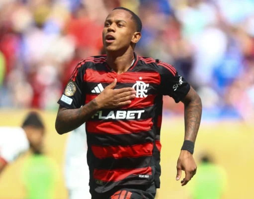 wallace Yan pelo Flamengo (Foto: Gilvan Souza/Flamengo)